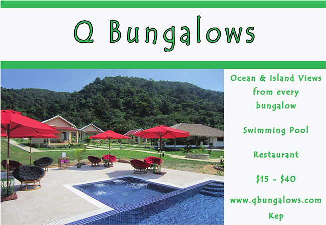 Q Bungalows in Kep, Cambodia.
