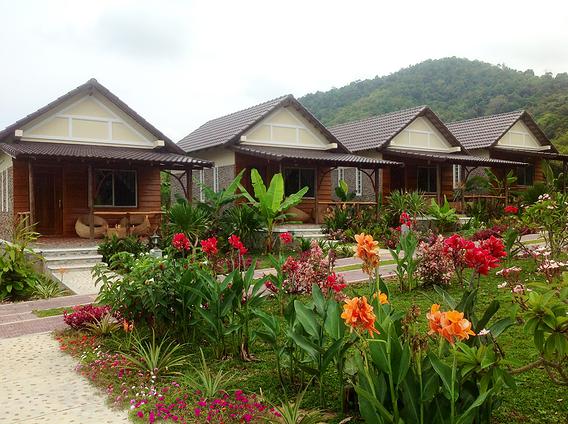 Sea View Bungalows in Kep, Cambodia.