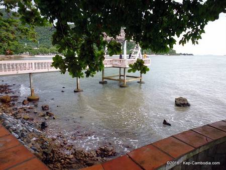 Kep's Beach in Kep, Cambodia.