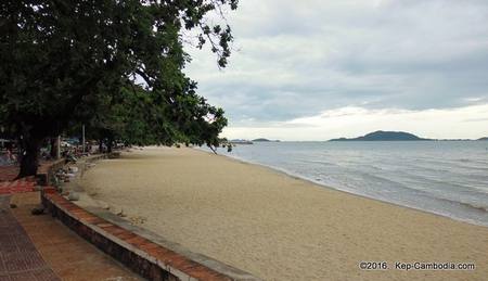 Kep's Beach in Kep, Cambodia.