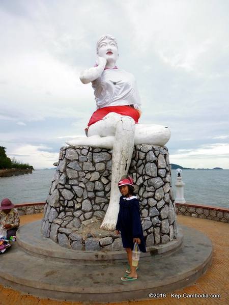 Kep's Beach in Kep, Cambodia.