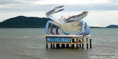 Kep's Beach in Kep, Cambodia.