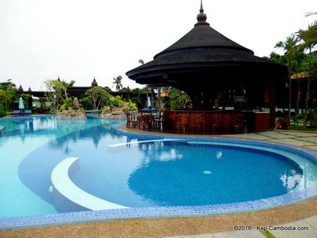Try Palace Resort and Spa in Kep, Cambodia.