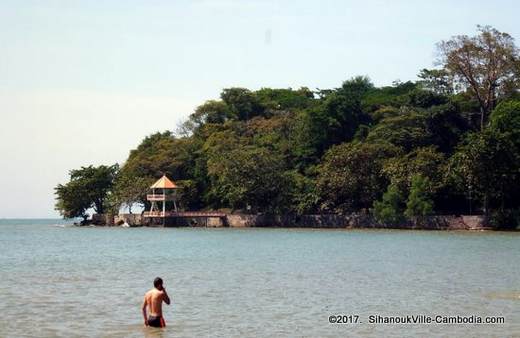 Kep's Beach in Kep, Cambodia.