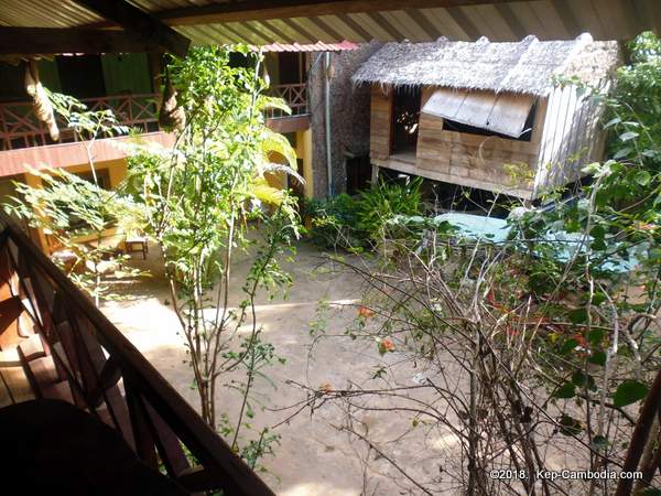 Khmer House Hostel and Restaurant in Kep, Cambodia.  Hotel.