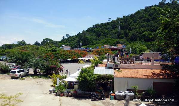 Cote Plage in Kep, Cambodia.  Hotel, Bar, Restaurant, Boutique, and Bathrooms.