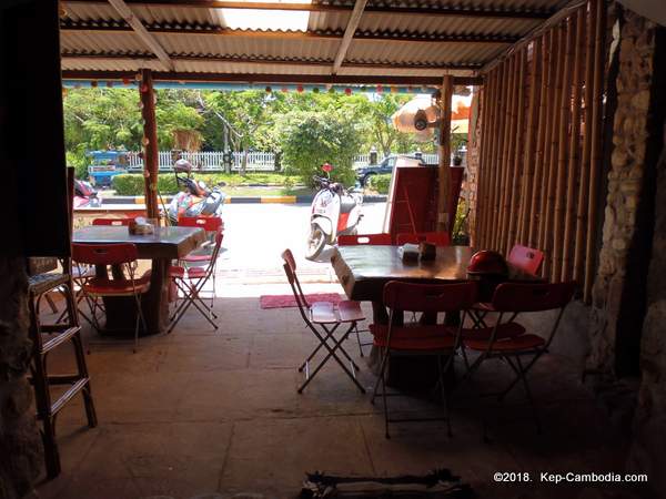 Mangroove Restaurant and Bar in Kep, Cambodia.
