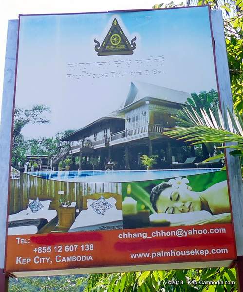 Palm House Resort in Kep, Cambodia.