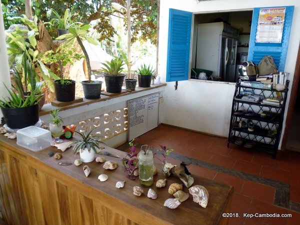 Sea Lovers.  Eat, drink, sleep and relax in Kep, Cambodia.