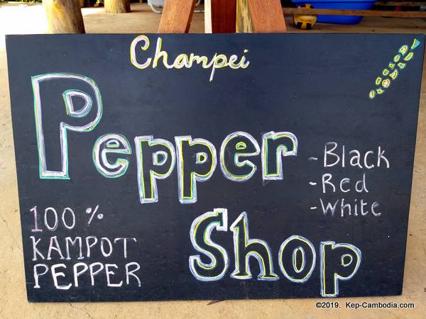 Kampot Pepper in Kep, Cambodia.
