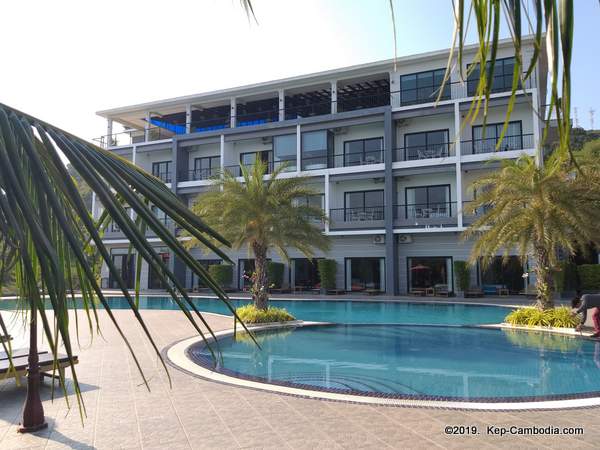 Kep Bay Hotel and Resort in Kep, Cambodia.