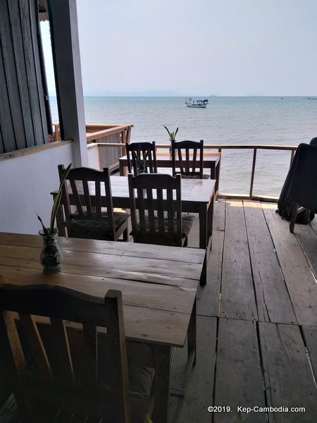 Kep Sur Mer Restaurant and Bar in Kep, Cambodia.