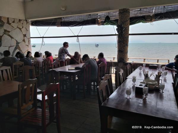 Mlob Duong Srey Mao Seafood Restaurant in Kep, Cambodia.