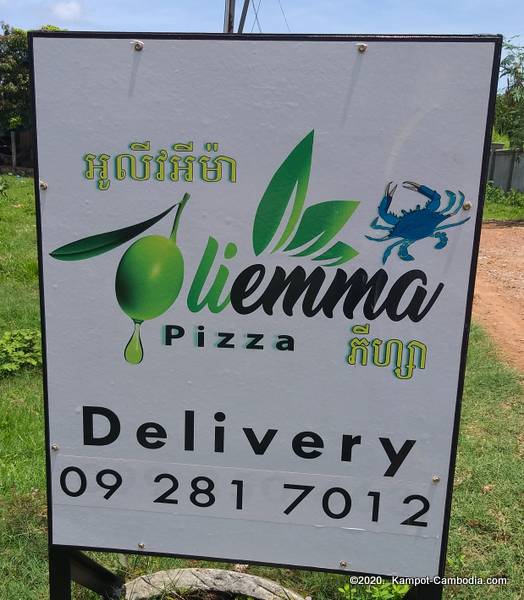 Oliemma Pizza in Kep, Cambodia.