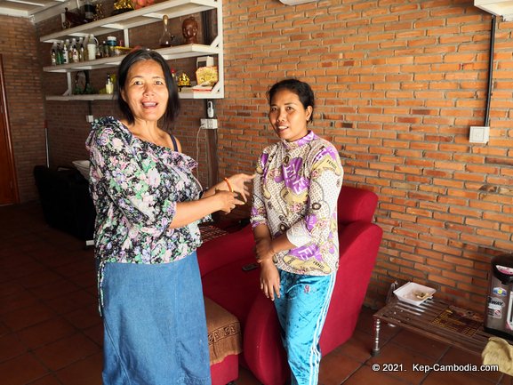 Lida Khmer Massage in Kep, Cambodia.