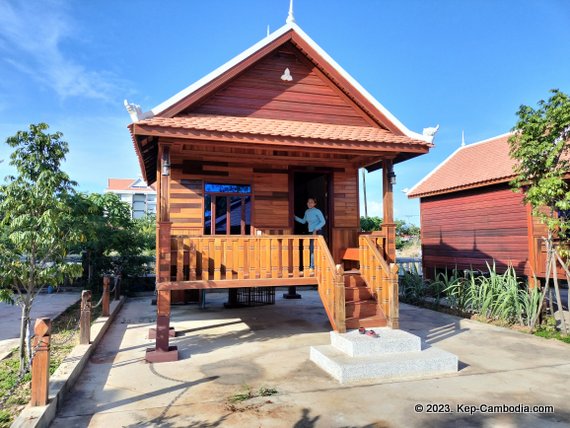 Romdoul Krong Kep Resort in Kep, Cambodia.