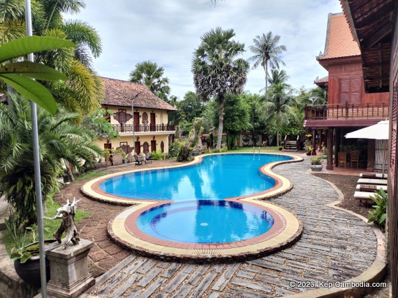 Palm House Resort in Kep, Cambodia.