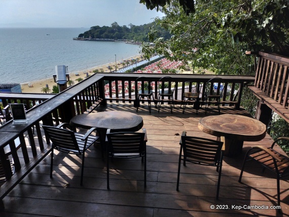 Zip Line Cafe in Kep, Cambodia.