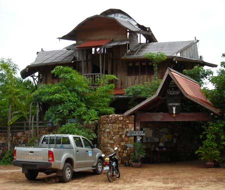 veranda natural resort bungalows  in Kep, Cambodia.