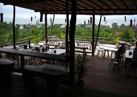 veranda natural resort bungalows  in Kep, Cambodia.