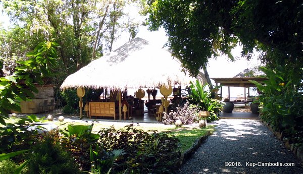 Bahia Beach Bar in Kep, Cambodia.