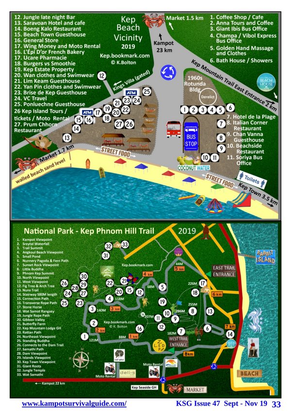 Kep Cambodia Map   Kep Map 