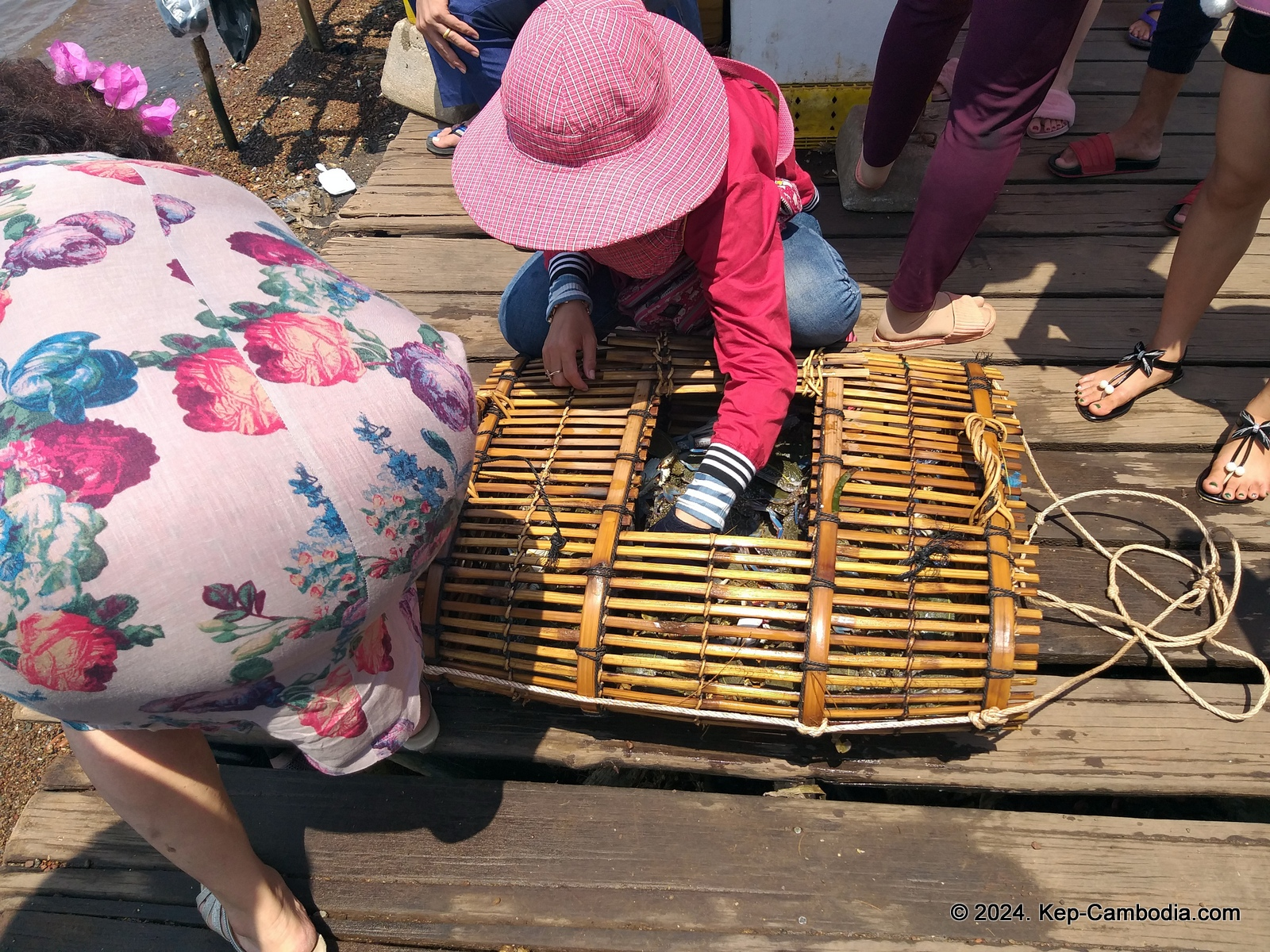 Kep Crab Market in Cambodia.