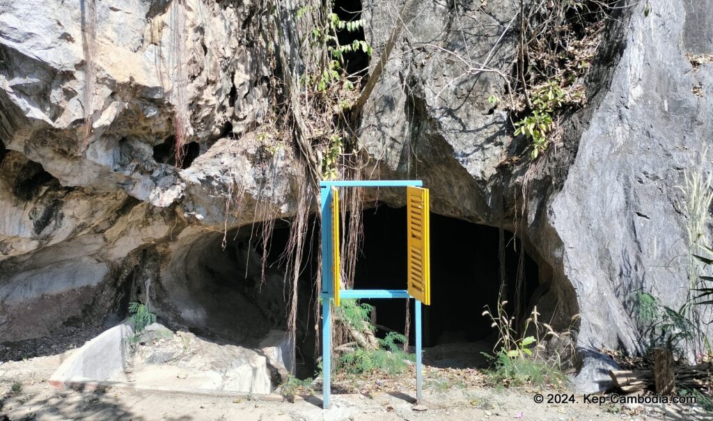 Kampong Trach Caves and Mountains in Kep, and Kampot, Cambodia.