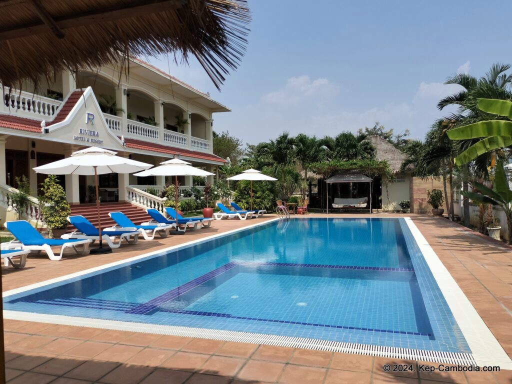 Riviera Hotel & Resort in Kep, Cambodia.