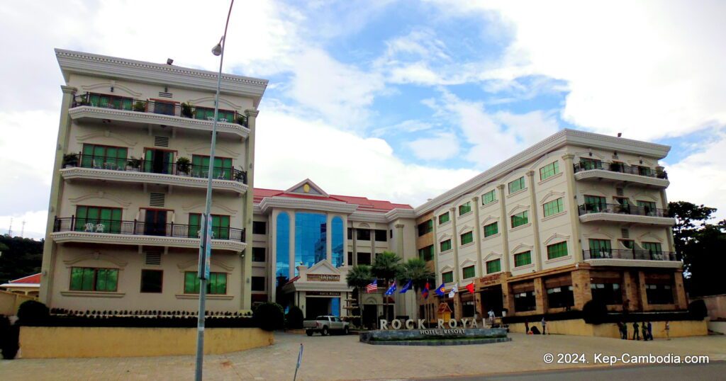 Rock Royal Hotel & Resort in Kep, Cambodia.