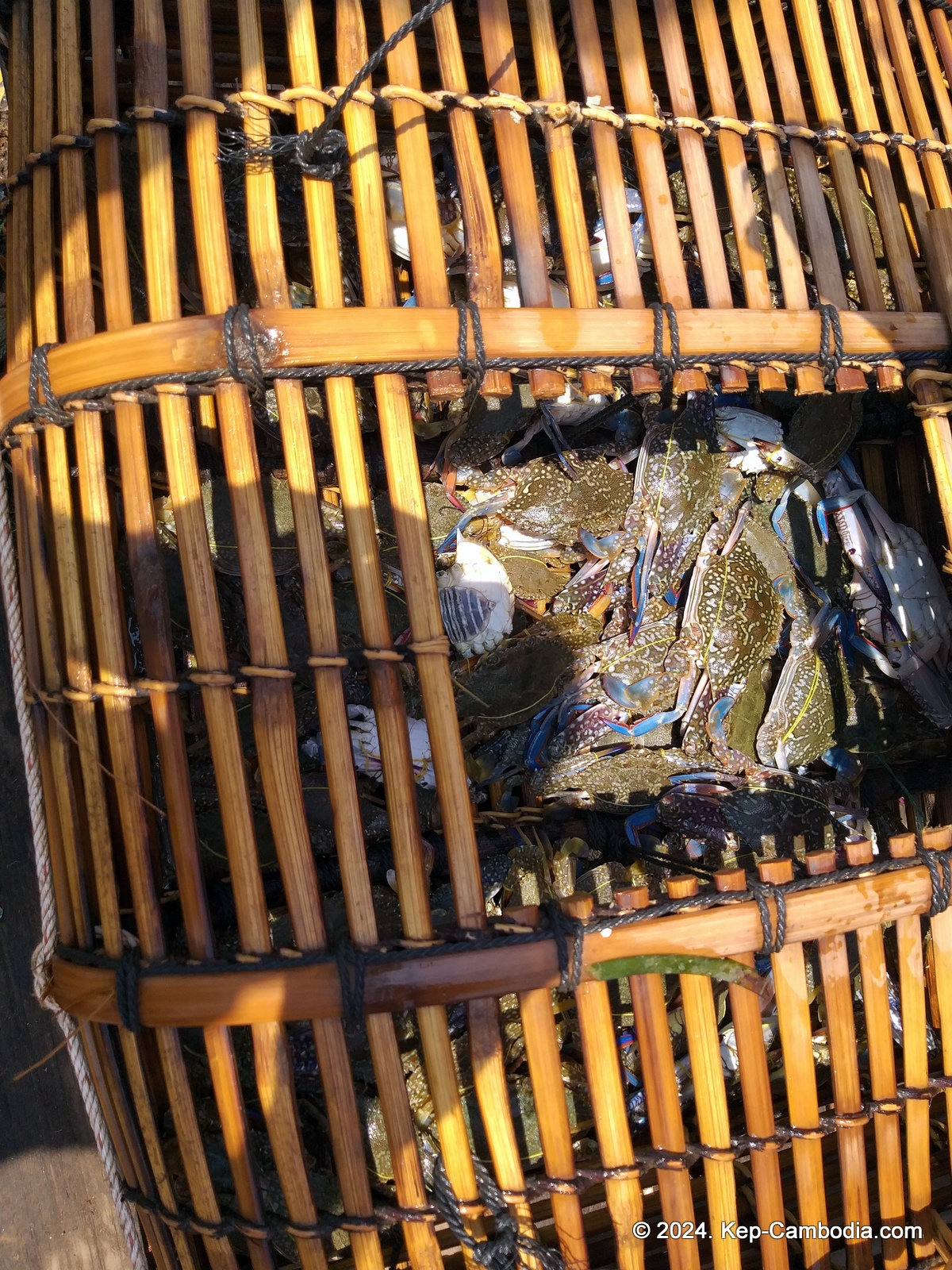 Kep Crab Market in Cambodia.
