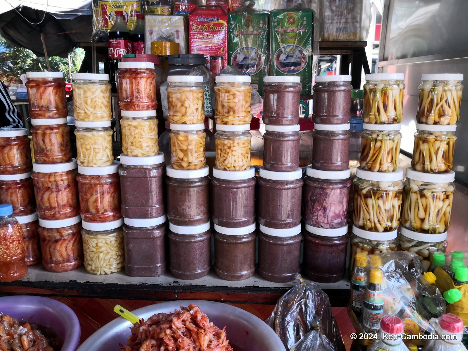 Kep Crab Market in Cambodia.