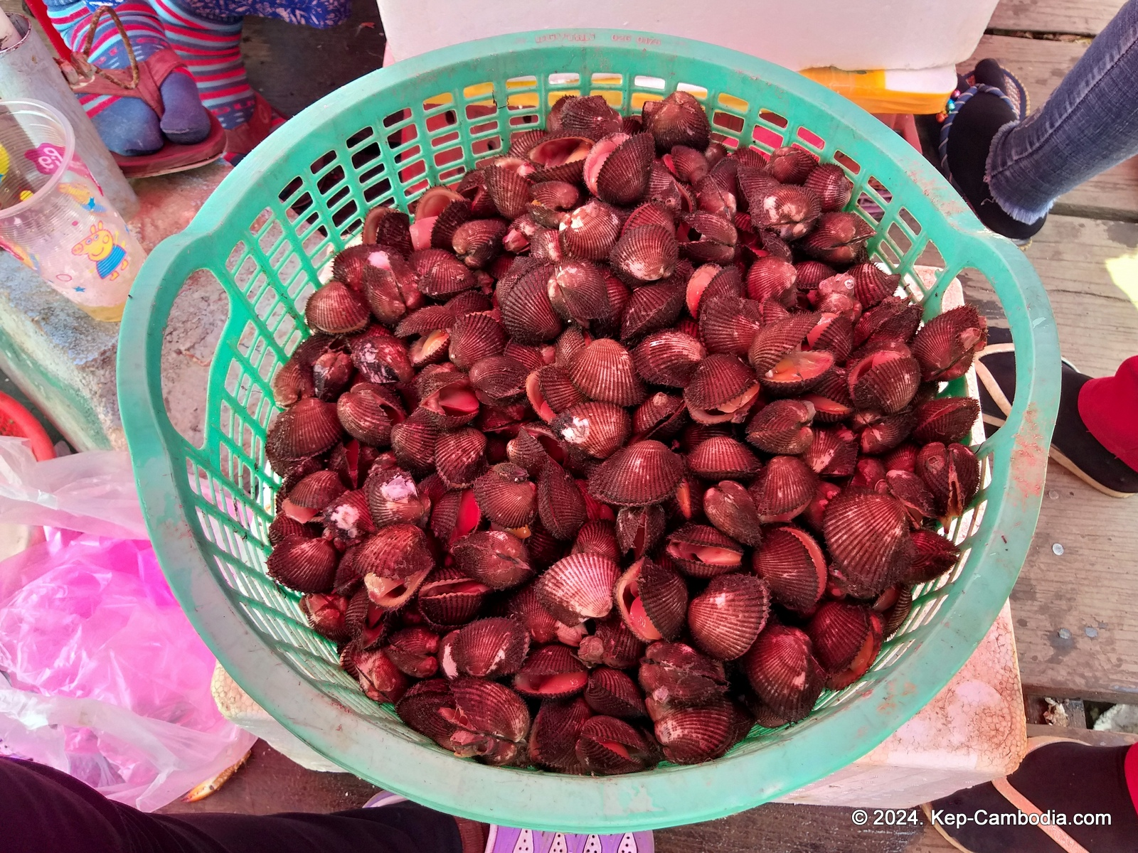 Kep Crab Market in Cambodia.