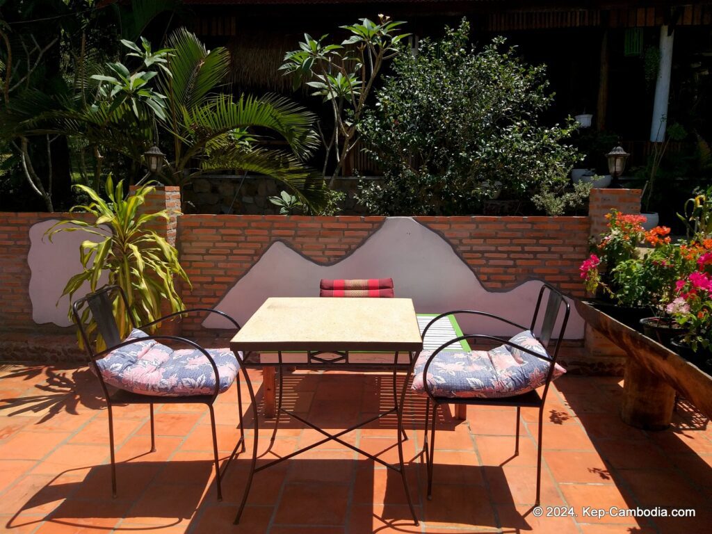 Kep Lodge Guesthouse & Restaurant in Kep, Cambodia.