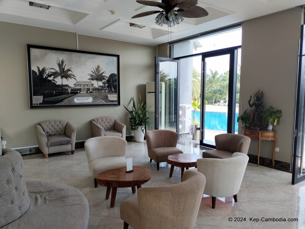 Kep Bay Hotel and Resort in Kep, Cambodia.