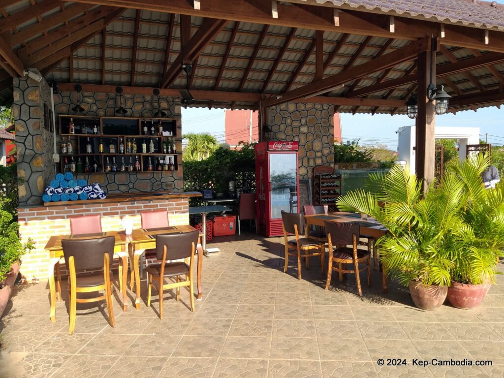 Kep Bay Hotel and Resort in Kep, Cambodia.