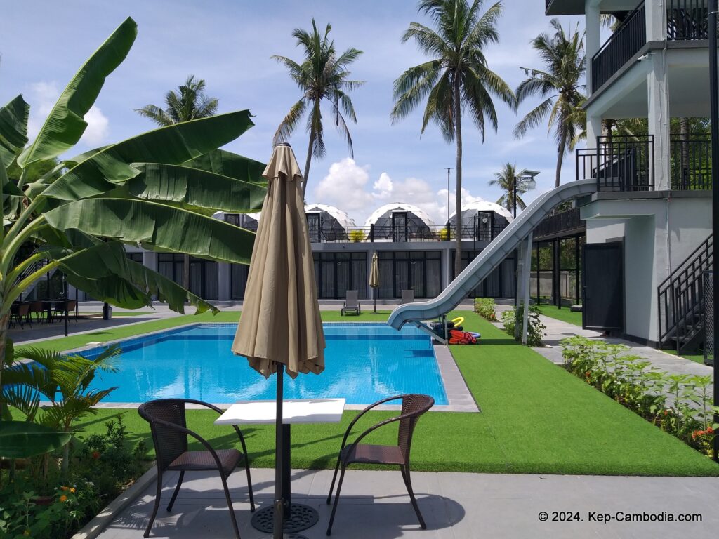 Adventure Dome in Kep, Cambodia.