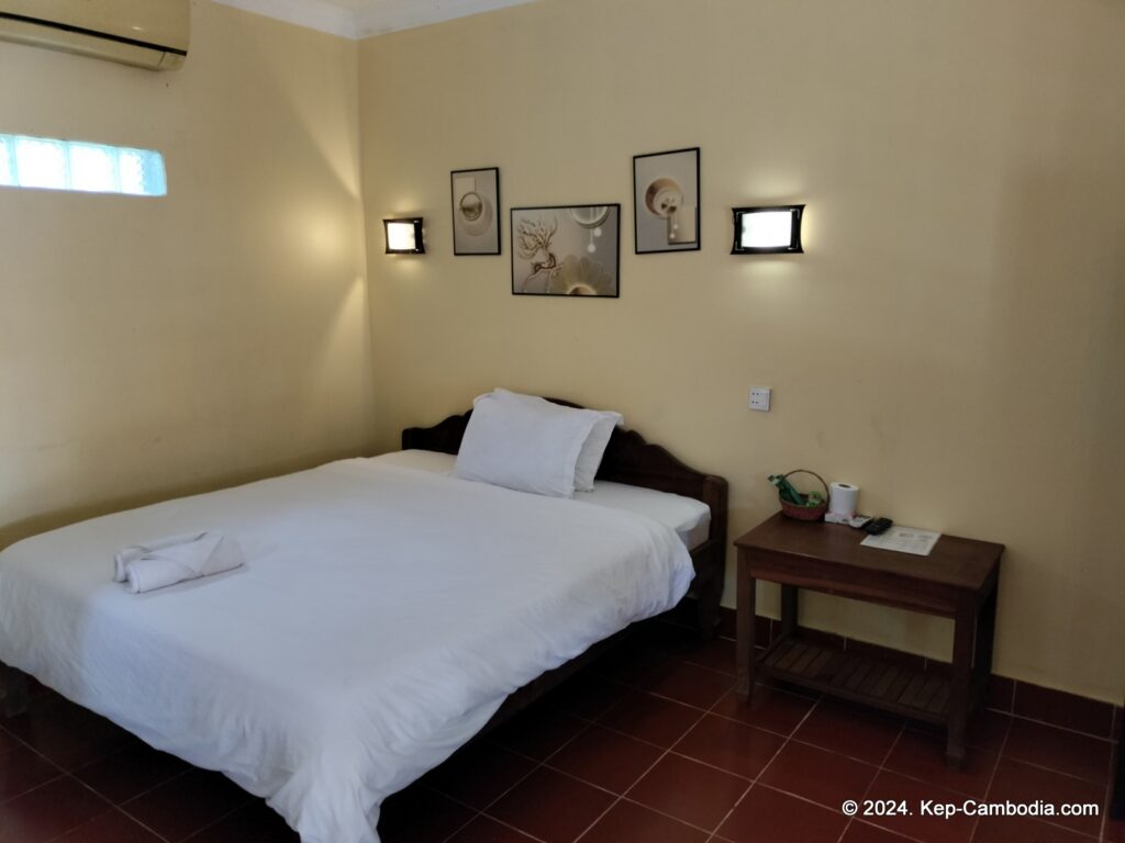 Pina House bungalows and Italian Restaurant in Kep, Cambodia