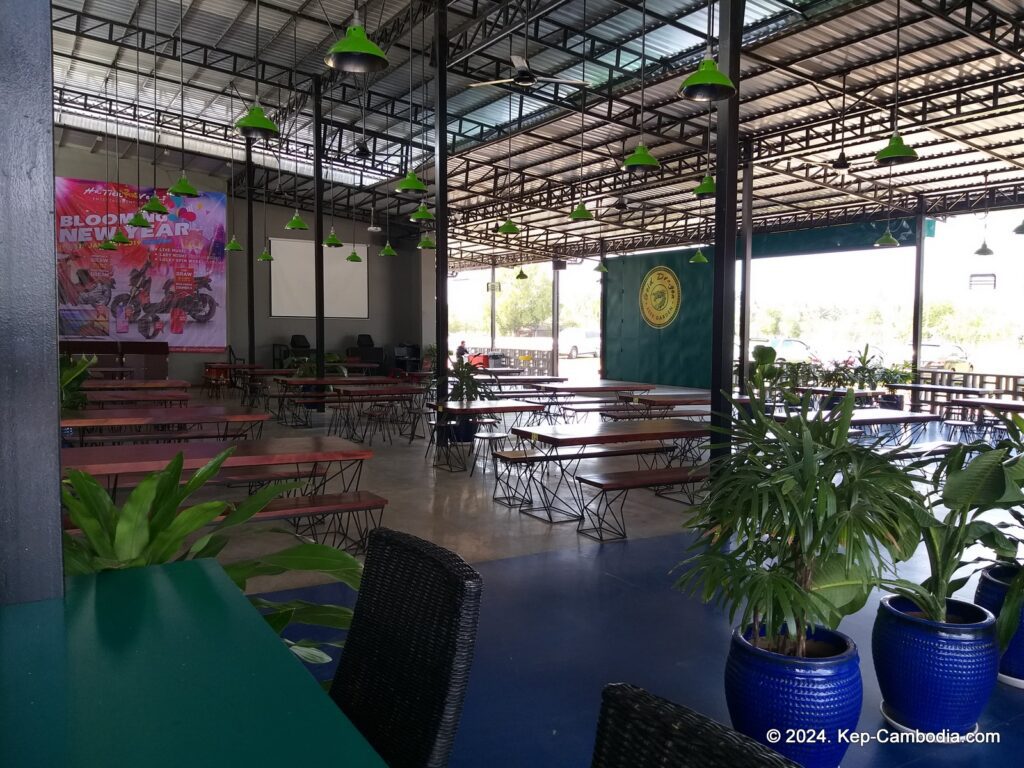 Hatien Vegas Casino in Kep, Cambodia. Kampot. Vietnam and Cambodia border crossing.