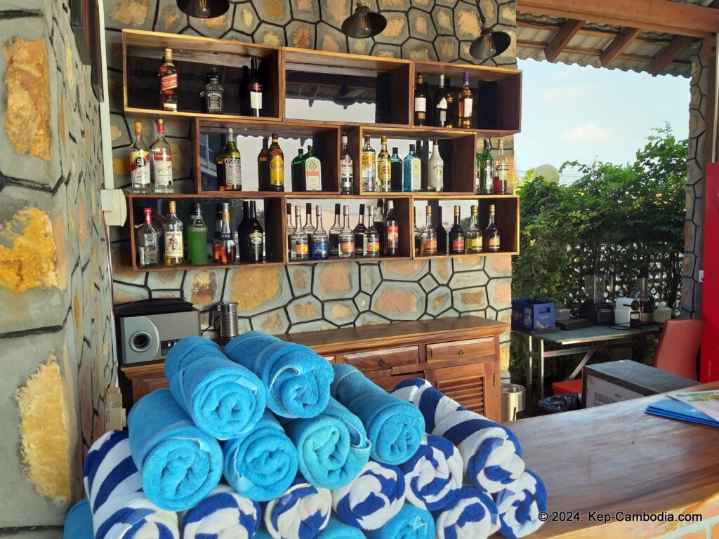 Kep Bay Hotel and Resort in Kep, Cambodia.