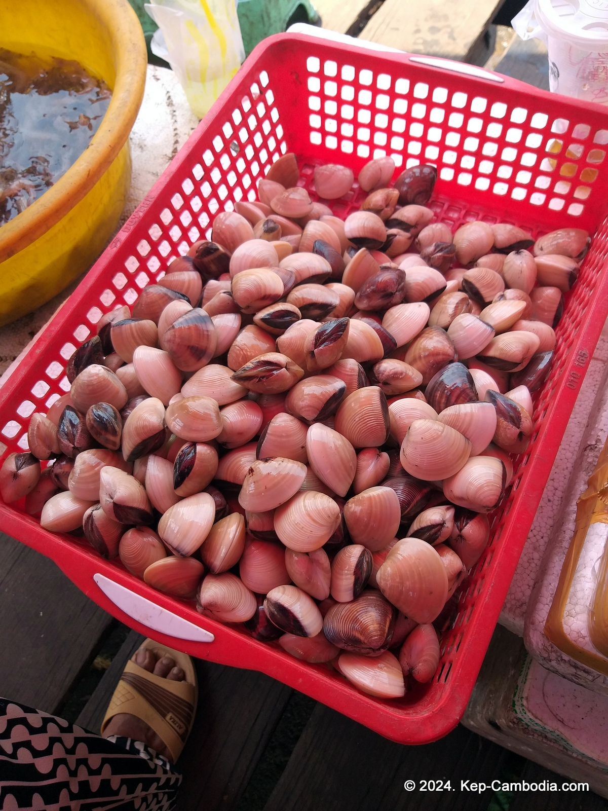Kep Crab Market in Cambodia.