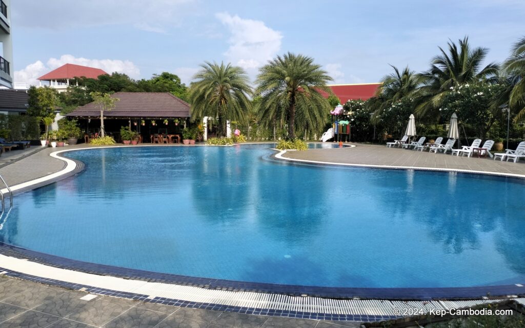 Kep Bay Hotel and Resort in Kep, Cambodia.