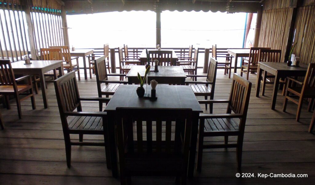 Holy Crab Restaurant in Kep, Cambodia