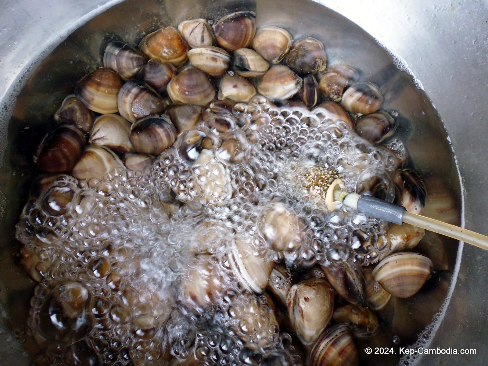 Kep Crab Market in Kep, Cambodia.
