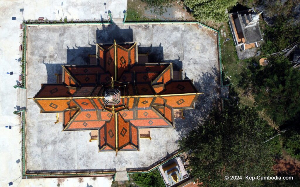 Kampong Trach Caves and Mountains in Kep, and Kampot, Cambodia.