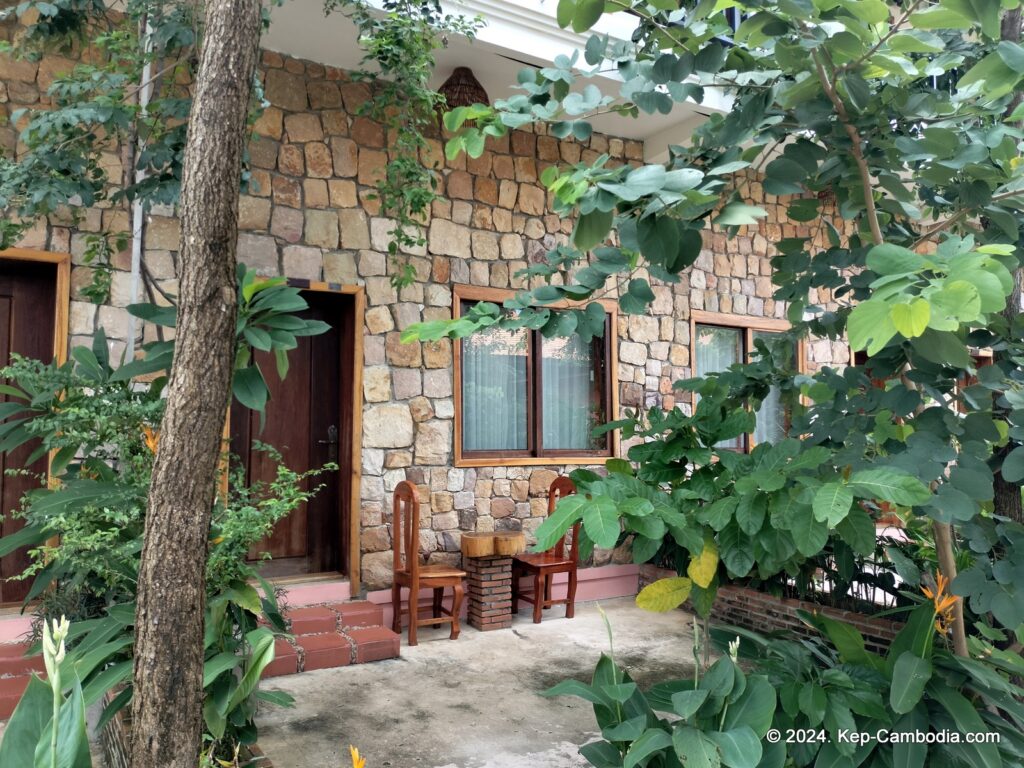 The P2 Kep Guesthouse in Cambodia.