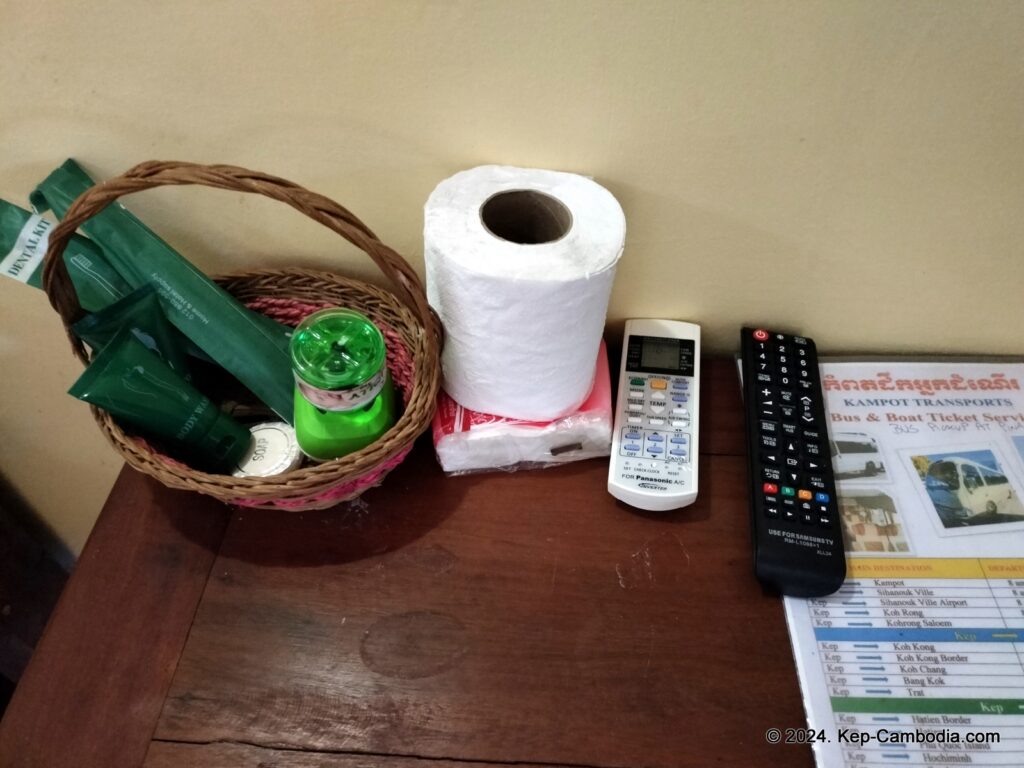 Pina House bungalows and Italian Restaurant in Kep, Cambodia