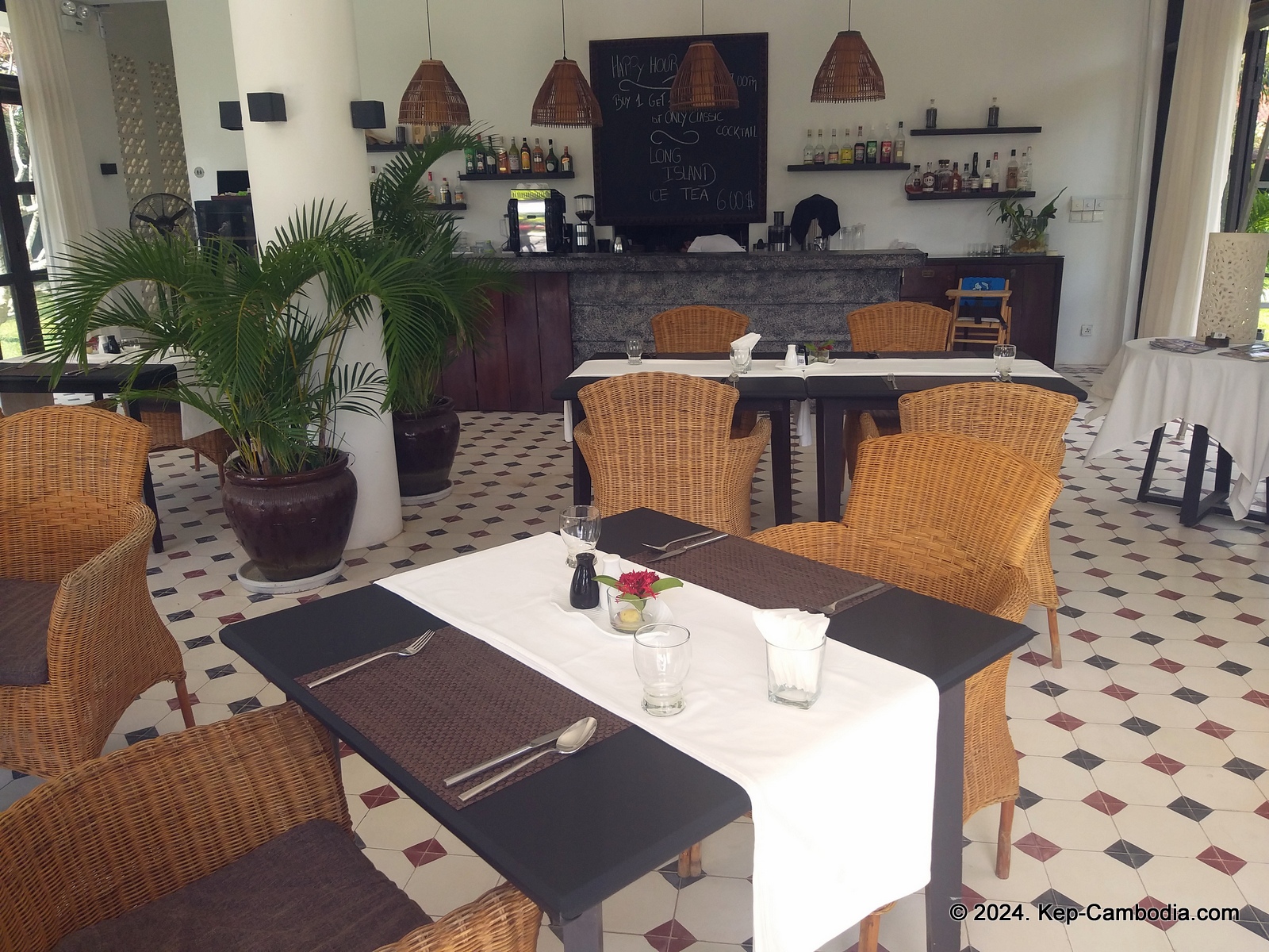 Samanea Resort in Kep, Cambodia.