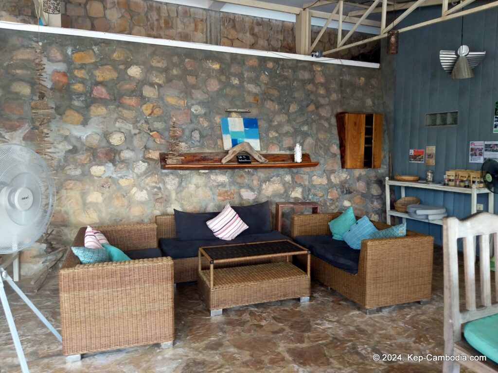 The Beach House in Kep, Cambodia.