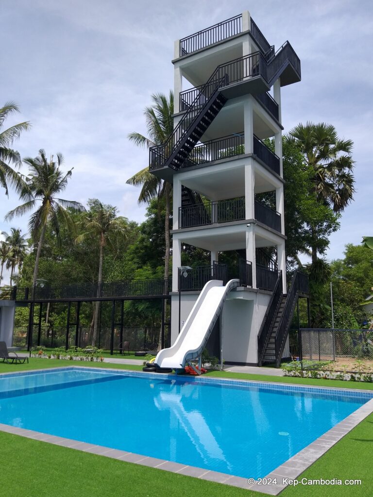 Adventure Dome in Kep, Cambodia.